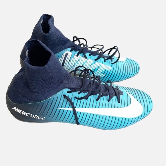 Nike Mercurial Veloce FG 831961-404 Soccer Cleats Gamma Ice Pack Blue Size 11 - Picture 2 of 11